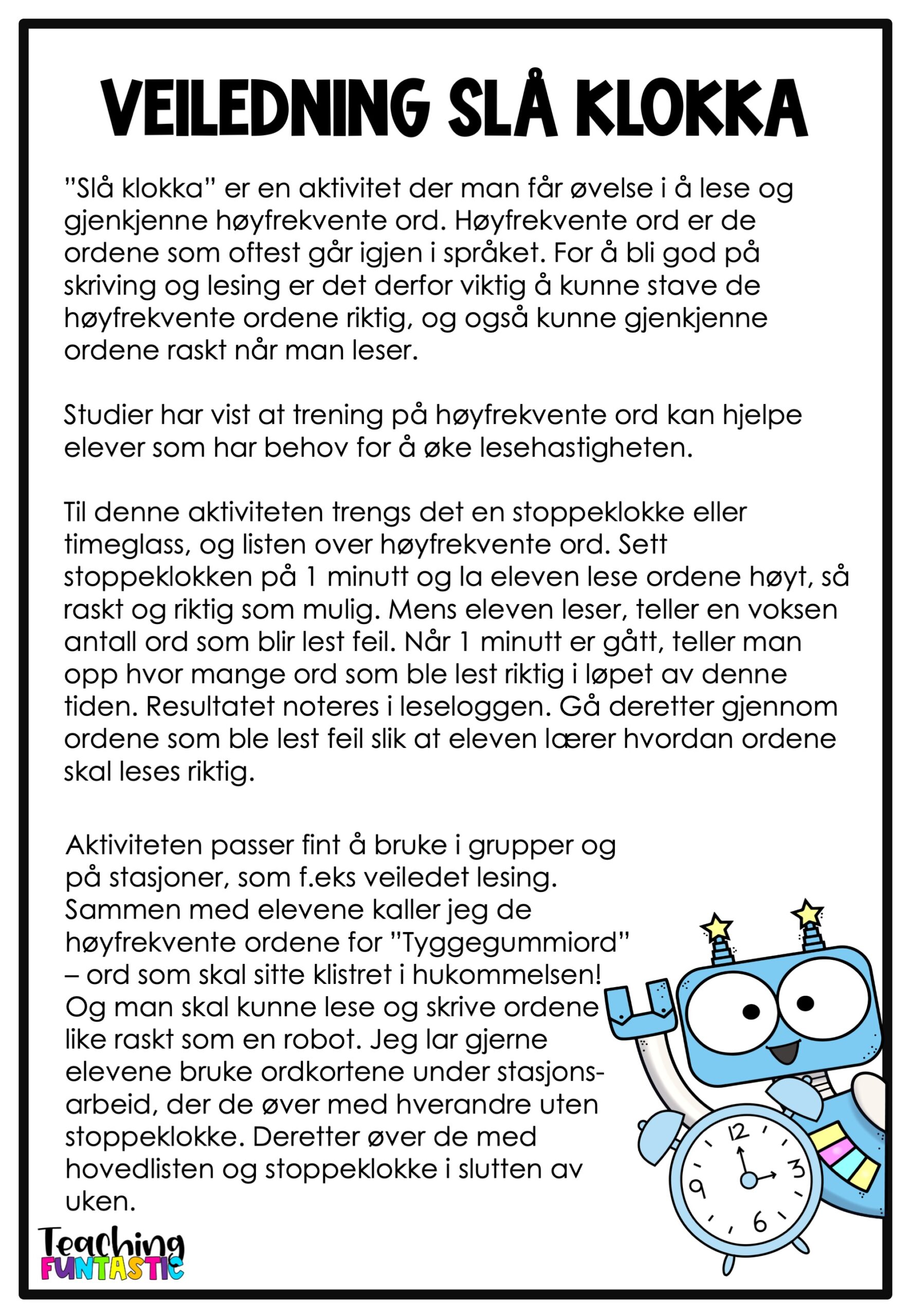 Tyggegummiord – mestring av norske høyfrekvente ord | Sett 1 - Bilde 2