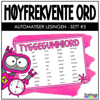 norske høyfrekvente ord