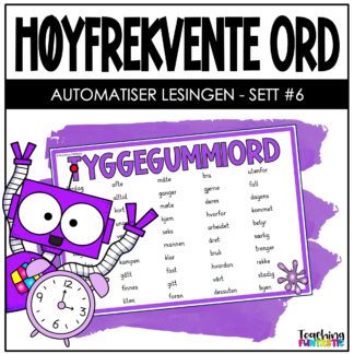 norske høyfrekvente ord