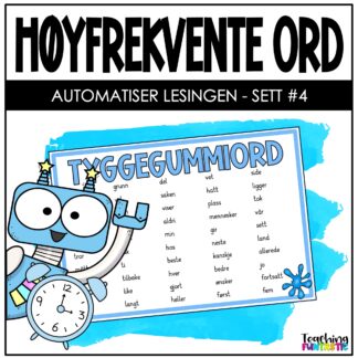 norske høyfrekvente ord