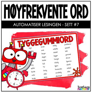 norske høyfrekvente ord