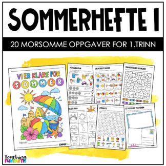 oppgavehefte skoleslutt 1. trinn sommerhefte