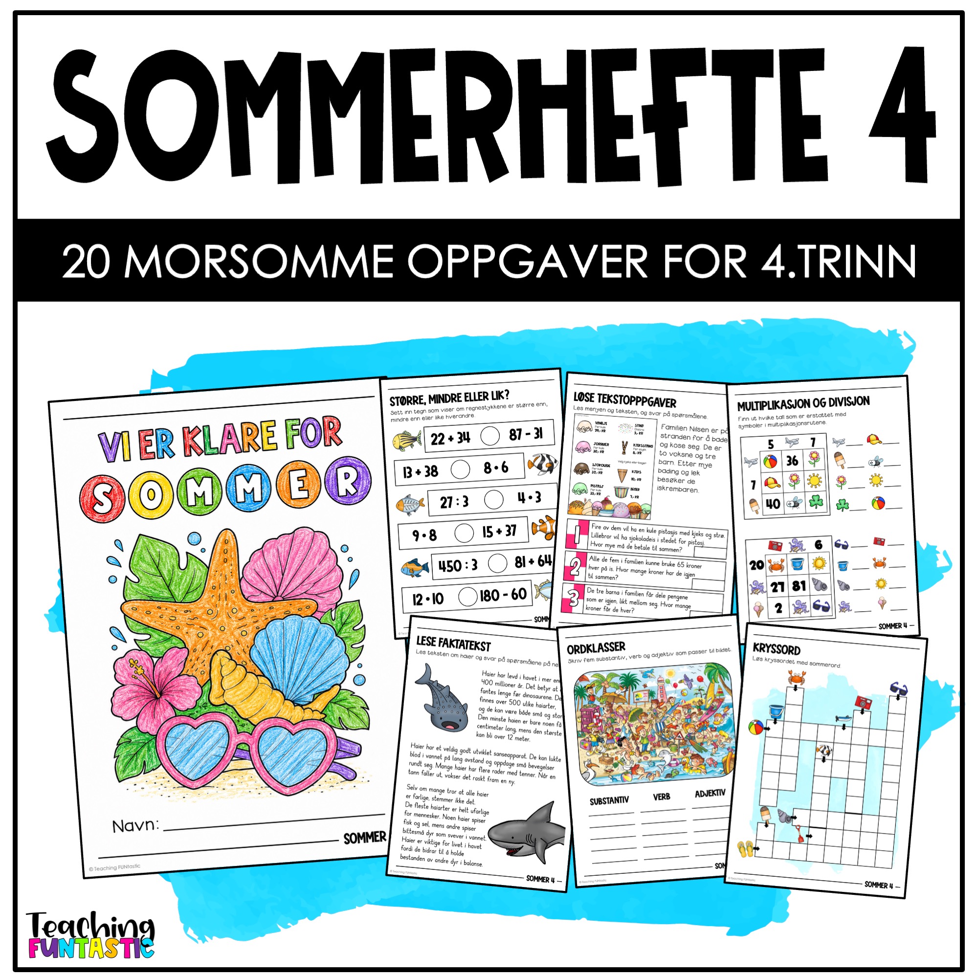 oppgavehefte 4. trinn sommerhefte