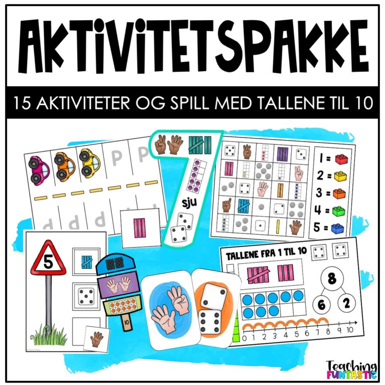 Lære tallene til 10 - stor aktivitetspakke | Teaching FUNtastic