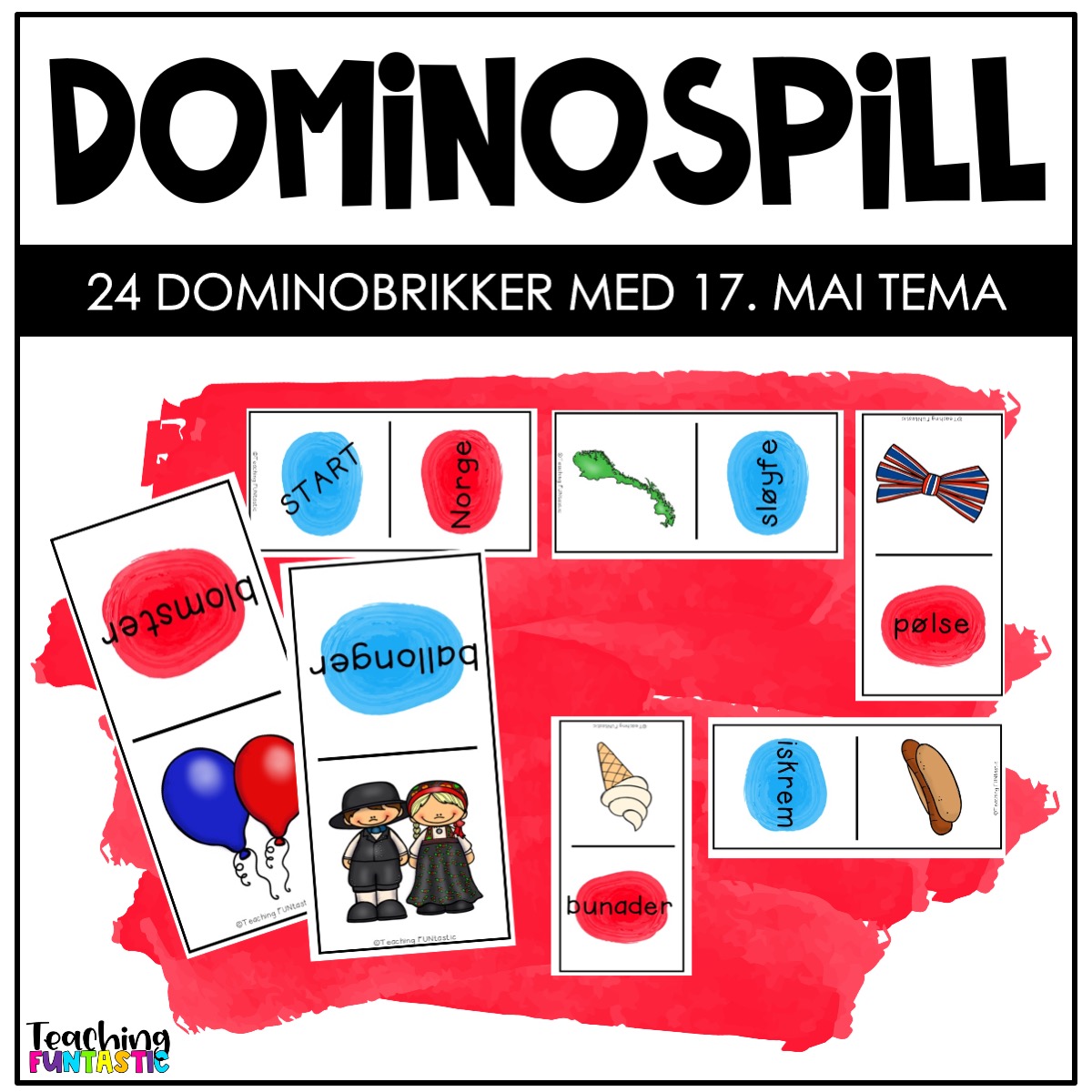 Dominospill 17 mai
