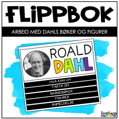 Flippbok oppgaver om Roald Dahl