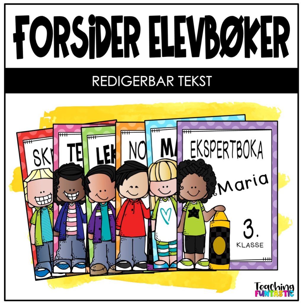 Forsider til elevbøker - Teaching Funtastic