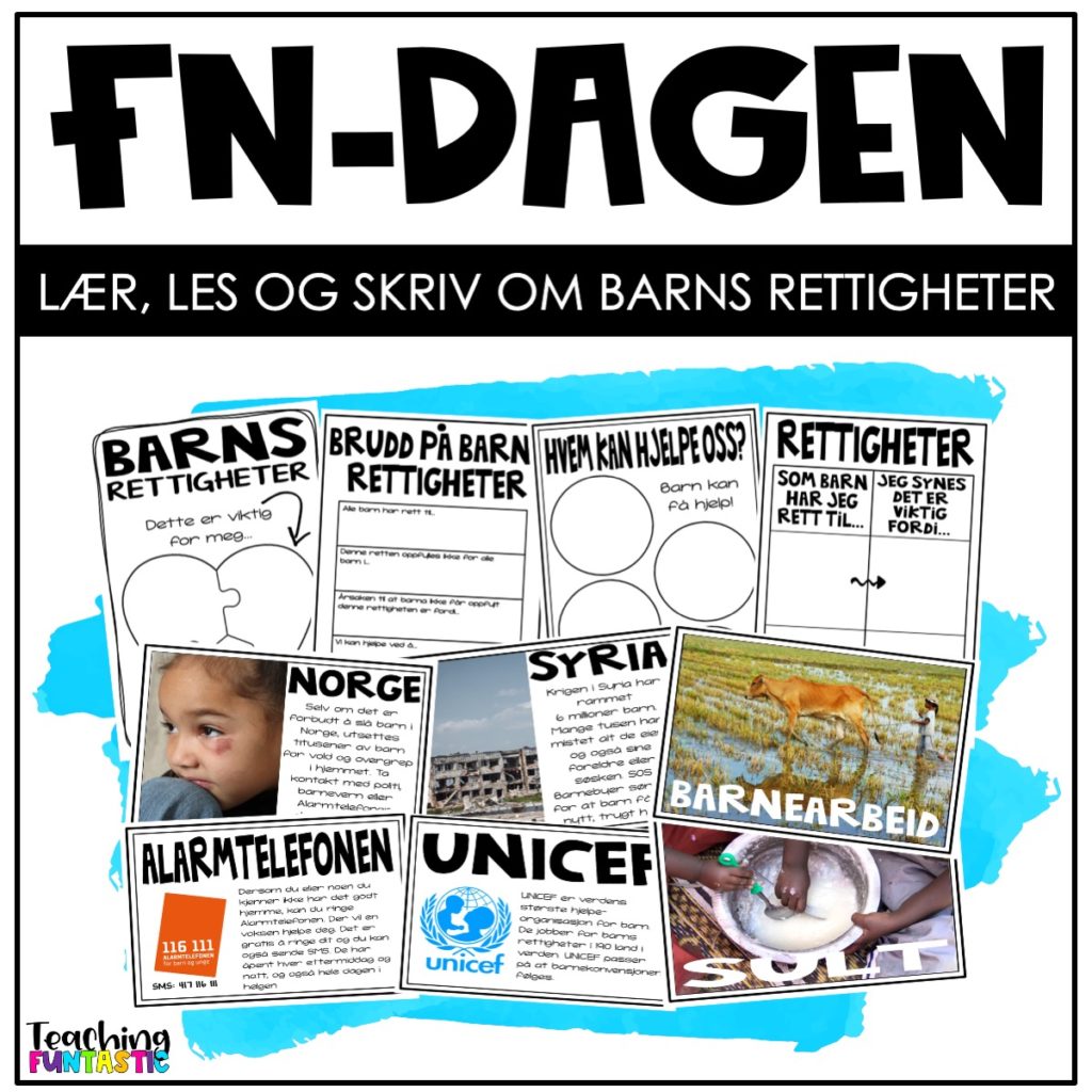 Oppgaver Og Undervisningsopplegg Til FN-dagen - Teaching Funtastic