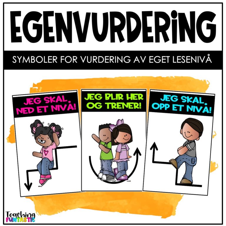 Plakater For Egenvurering - Teaching Funtastic