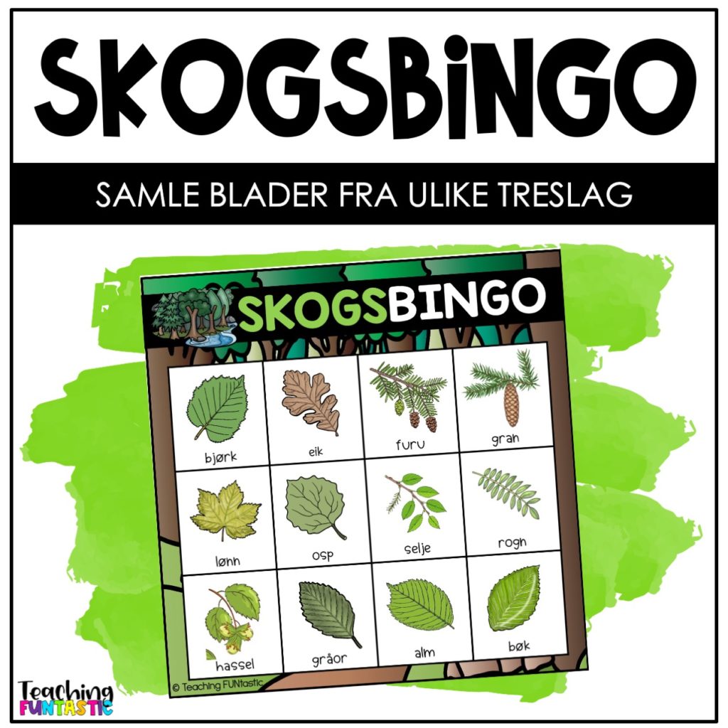Skogsbingo Til Uteskole Teaching Funtastic Skogsbingo Til Uteskole Teaching Funtastic