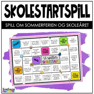 spill skolestart