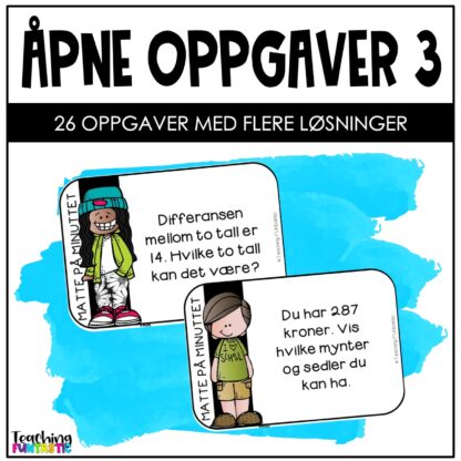 Åpne oppgaver matematikk