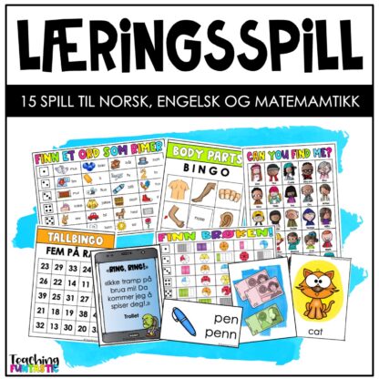 lærinsspill norsk engelsk matematikk