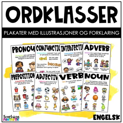 engelske ordklasser