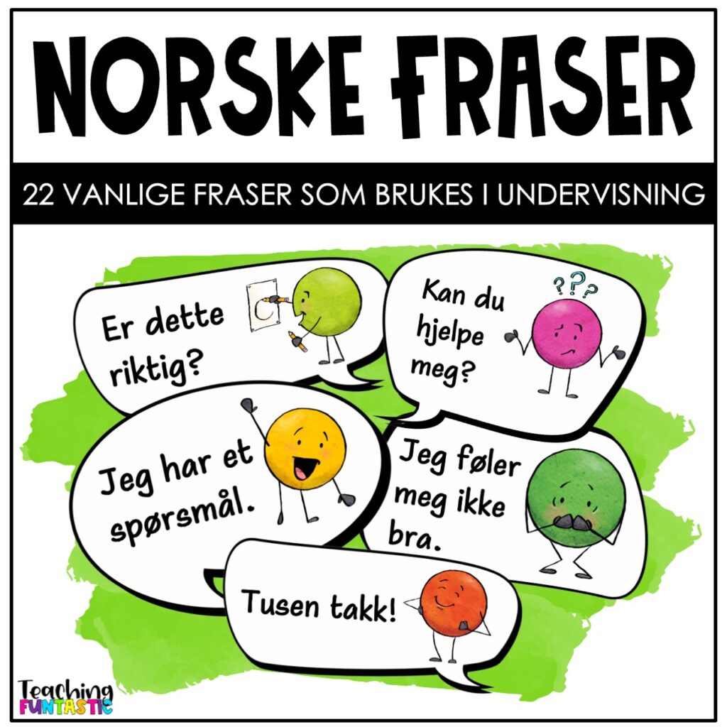 Ordklasser - plakater - Teaching Funtastic