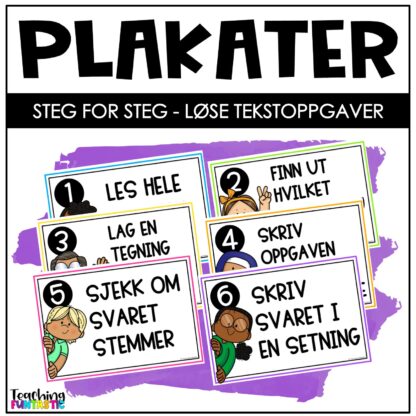 løse tekstoppgaver