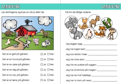 La oss lære norsk – Samlepakke med 10 temaopplegg - Bilde 4