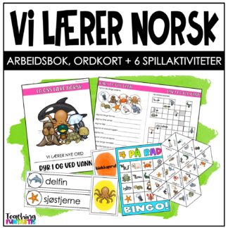 lære norsk dyr i vann