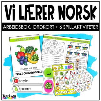 lære norsk frukt grønnsaker