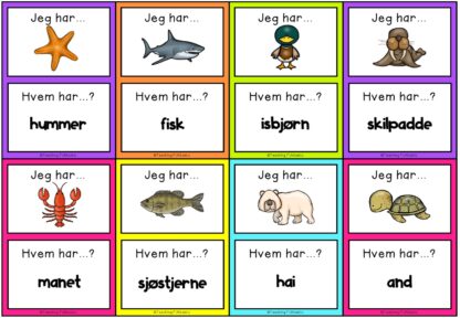 La oss lære norsk – Dyr i og ved vann - Bilde 6