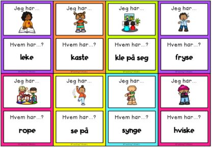 La oss lære norsk – Vanlige gjøreord - Bilde 4