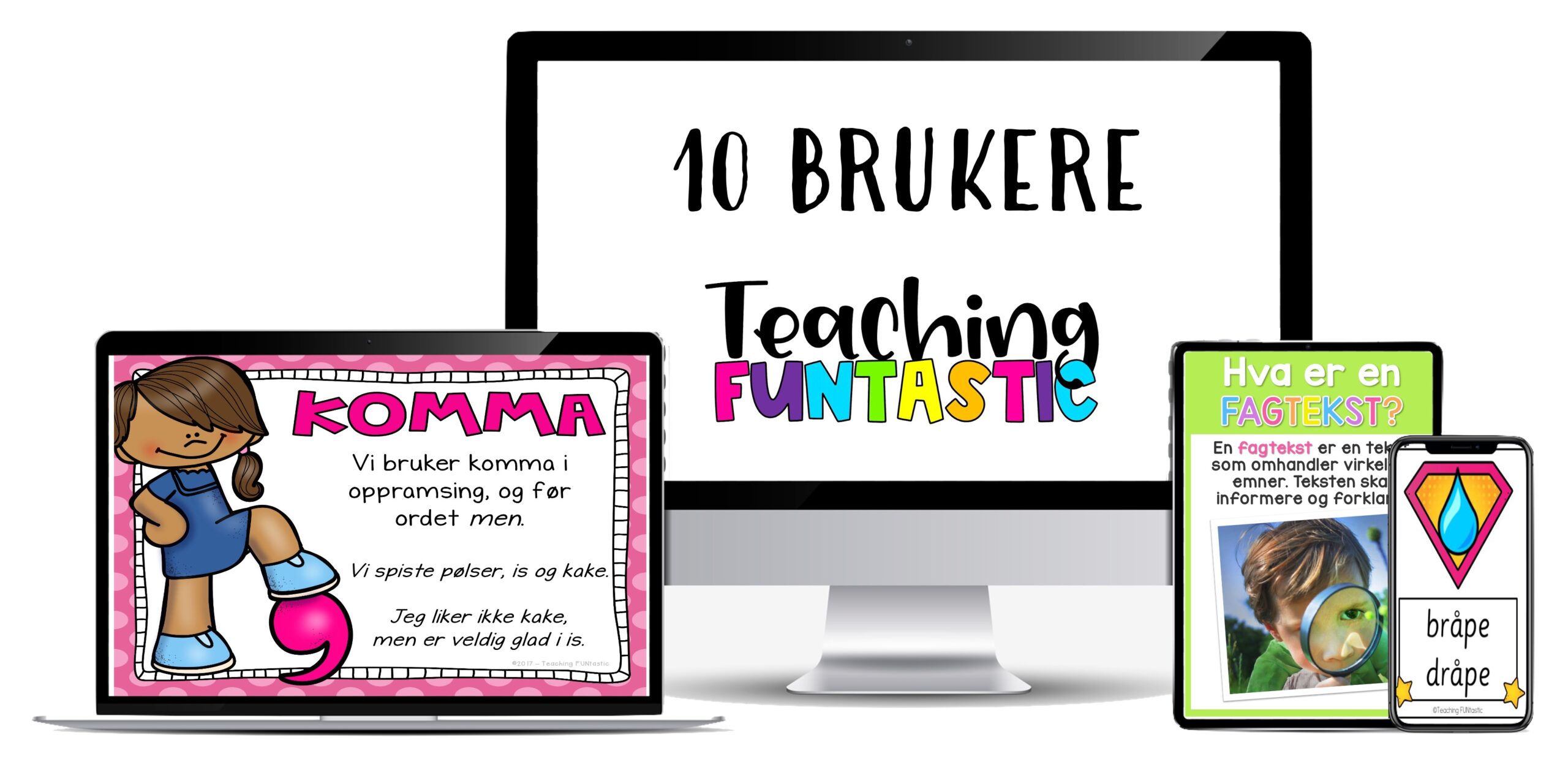 10 abonnement teaching funtastic