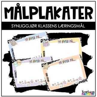 Læringsmålplakater