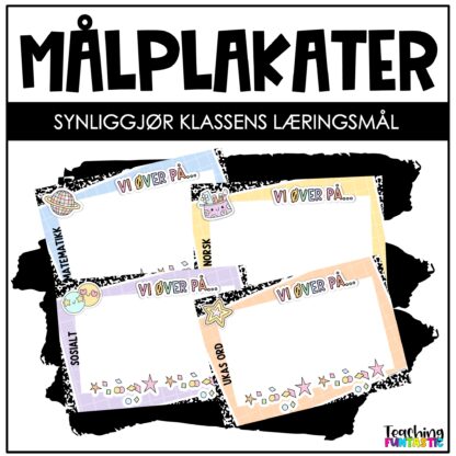 Læringsmålplakater