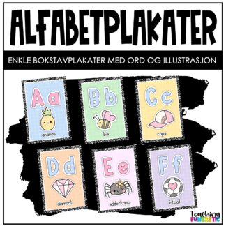 alfabetplakater