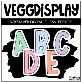 tavledekor bokstaver og tall