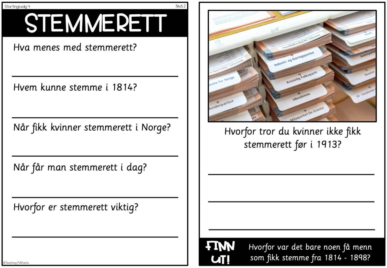 niv-delte-lesetekster-faktatekster-om-stortingsvalget-teaching-funtastic