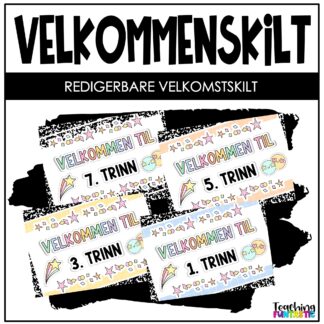 velkommenskilt