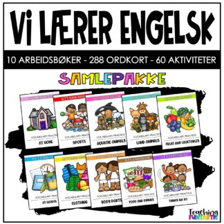 La oss lære engelsk – Samlepakke med 10 temaopplegg