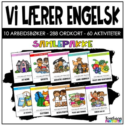 La oss lære engelsk – Samlepakke med 10 temaopplegg