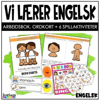lære engelsk kroppen kroppsdeler