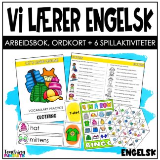 lære engelsk klær