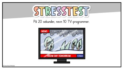 brain breaks aktiviteter stresstest