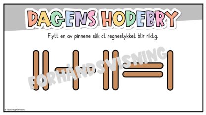 logiske oppgaver klasserommet