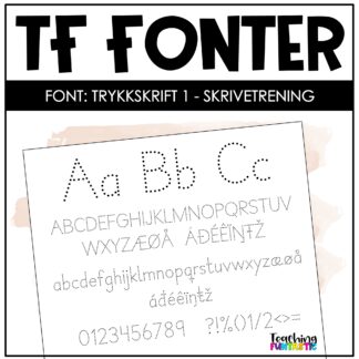 font håndskrift skrifttype skrivetrening