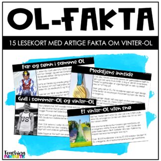 Lesekort - Spennende fakta om Vinter-OL