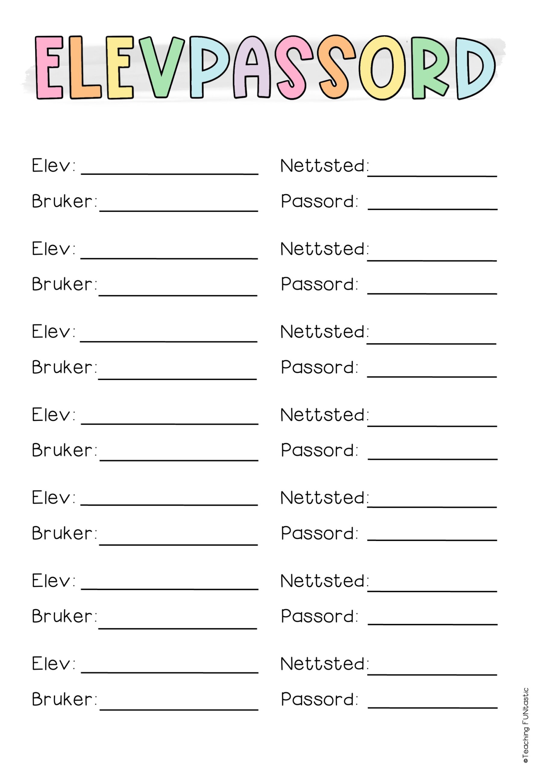 lærerplanlegger 2026