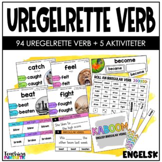 sterke uregelrette verb engelsk