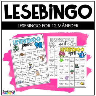 Månedlige Lesebingoer for hele året