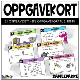 oppgavekort matematikk 3. trinn
