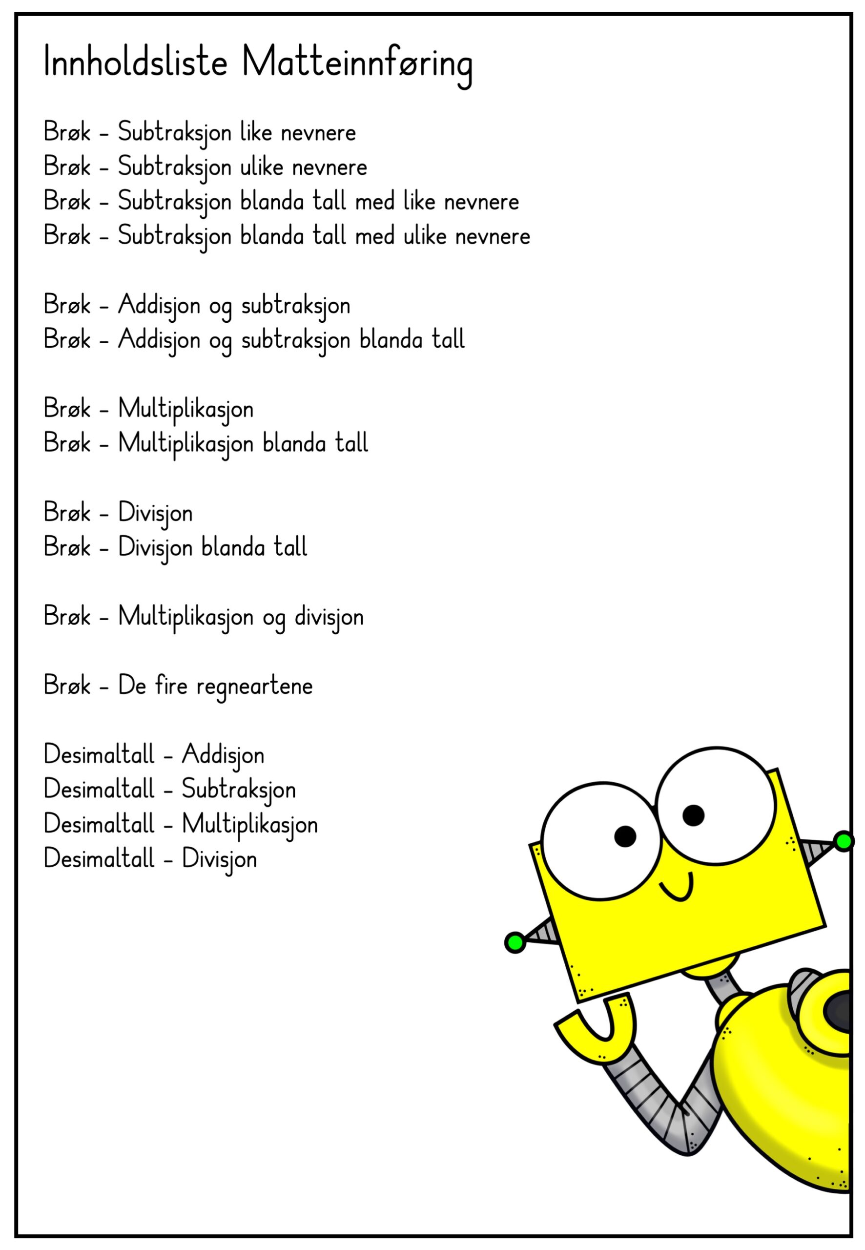 Progressive arbeidsark i matematikk - arbeid med oppstilling og innføring - Bilde 4