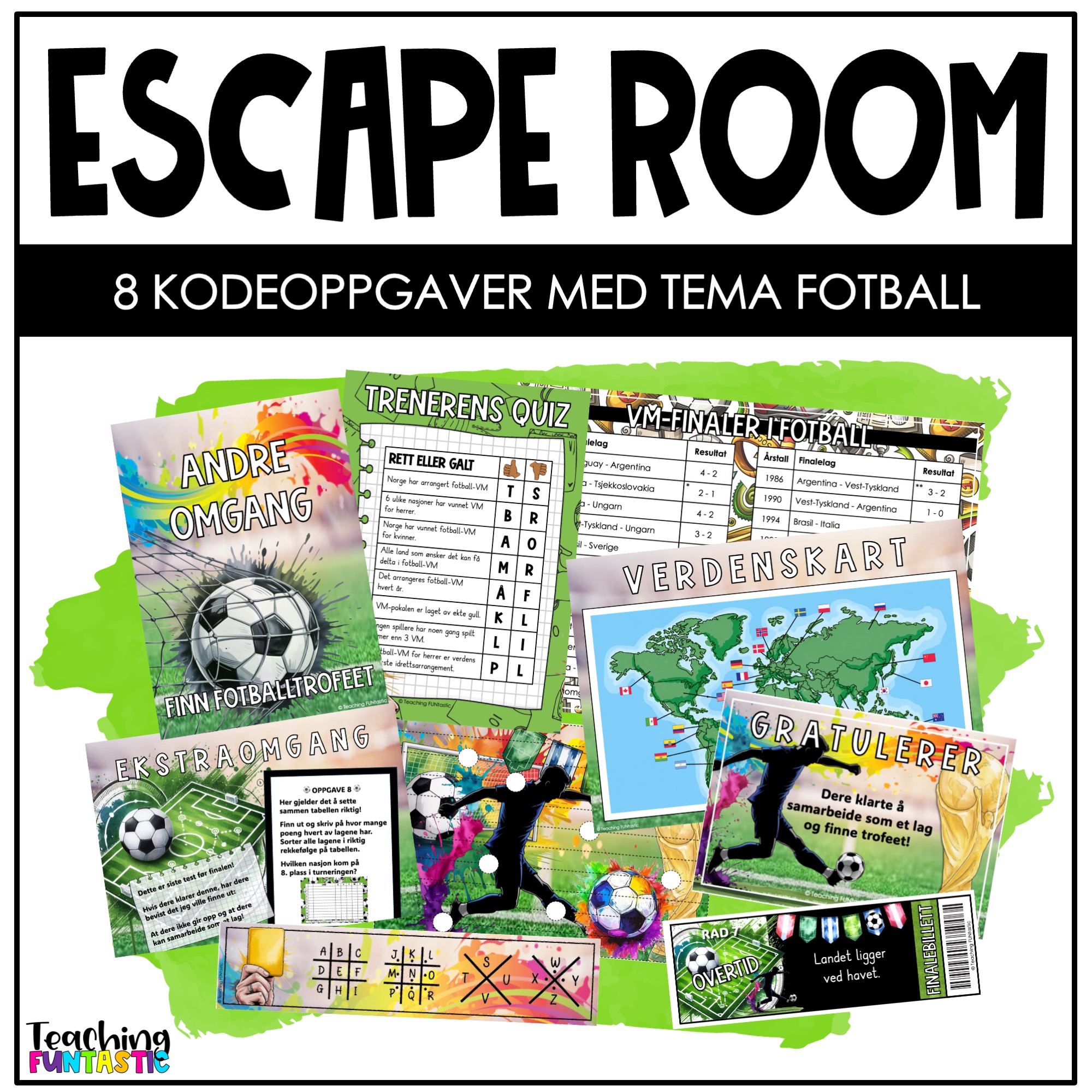 Escape room fotball vm