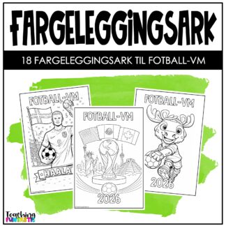 Fargeleggingsark - Fotball-VM 2026
