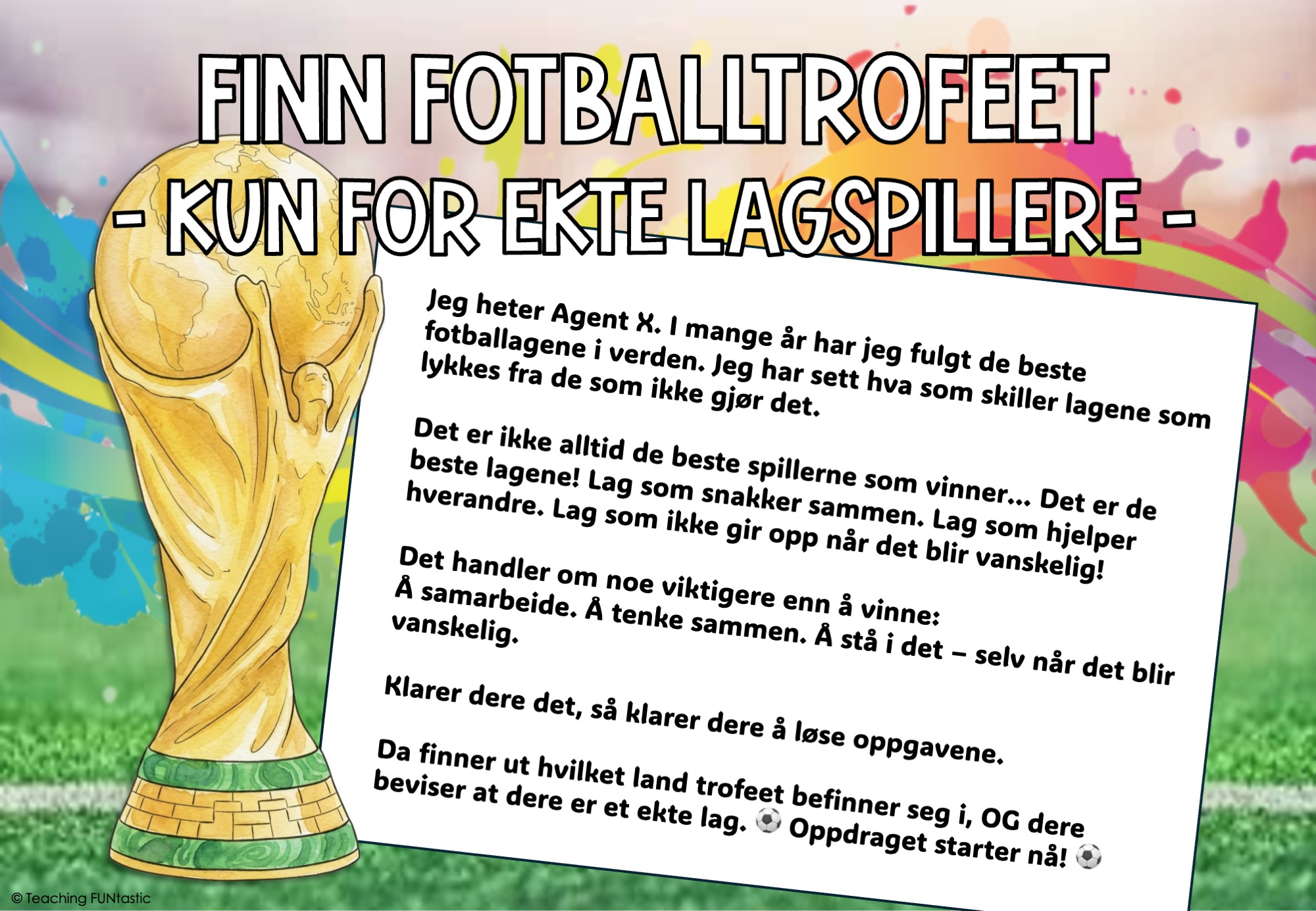 Escape room fotball vm