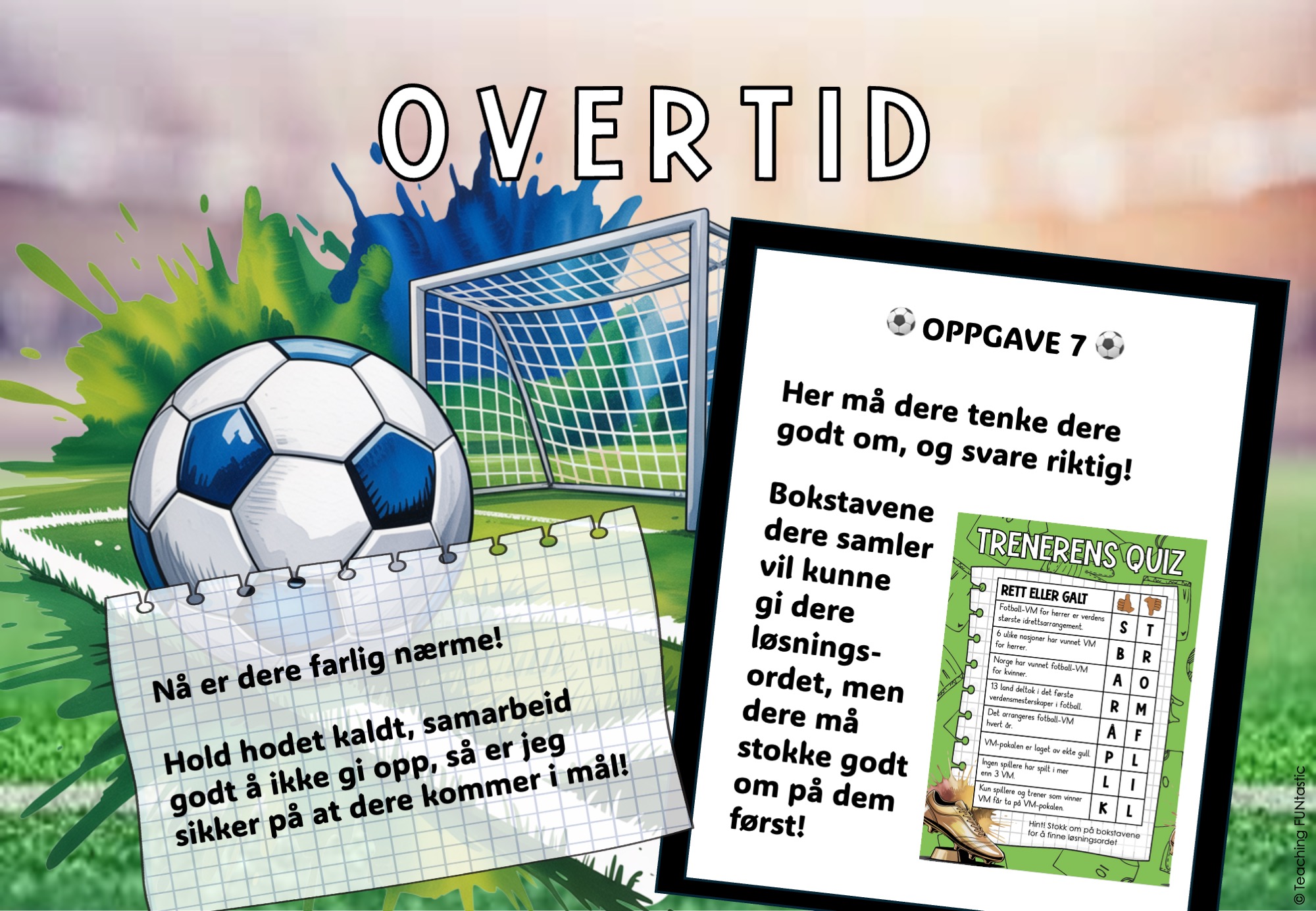 Escape room fotball vm