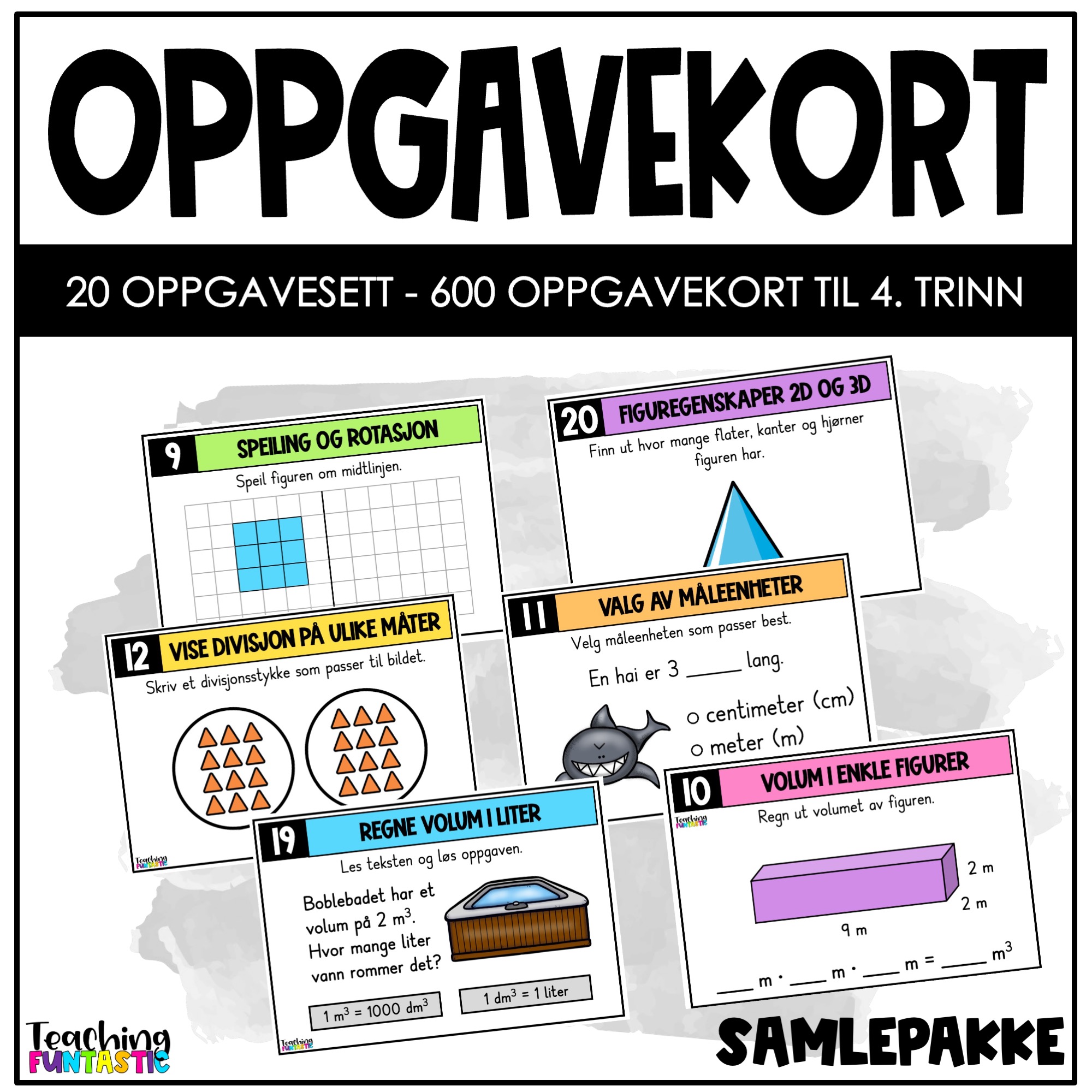 oppgavekort matematikk 4. trinn